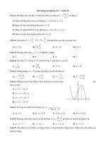 Đề ôn tập HK 1 lớp 12 năm 2020-1021