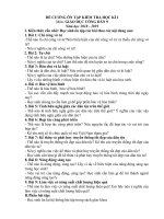 đề cương ôn tập kiểm tra học kì i