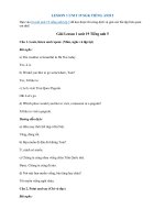 Lesson 1 unit 19 SGK Tiếng anh 5 - Giải bài tập Tiếng anh 5