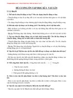 Đề cương ôn tập học kì 1 môn Vật lý lớp 8 năm 2020 - 2021 đầy đủ các dạng bài hay ra | Vật lý, Lớp 8 - Ôn Luyện