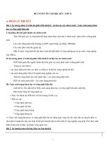 Câu hỏi trắc nghiệm môn địa lí lớp 11 ôn thi học kì I