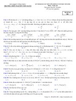 Đề thi xếp lớp Toán 10 năm 2019 – 2020 trường Nguyễn Viết Xuân – Vĩnh Phúc