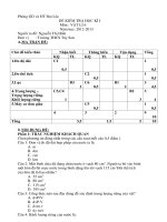 đề thi vật  Phòng GD và ĐT Đại Lộc  ĐỀ KIỂM TRA HỌC KÌ I  Môn : VẬT LÍ 6lý 6 LY61_TS1