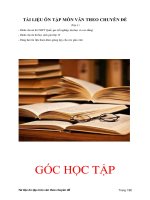 92 TRANG TÀI LIỆU ÔN THI MÔN NGỮ VĂN THEO CHUYÊN ĐỀ