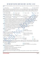 Đề thi thử THPT Quốc gia 2018 môn Sinh học - THPT Trần Phú - Hà Tĩnh lần 2