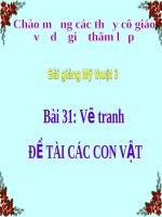 Vẽ tranh Đề tài các con vật | Mỹ thuật, Lớp 3 - Ôn Luyện