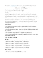 Lesson 1 unit 18 SGK Tiếng anh 5 - Giải bài tập Tiếng anh 5