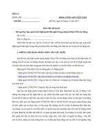 Bài thu hoạch Nghị quyết Trung Ương 6 khóa XII của Đảng mới nhất năm 2021