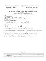 Toán 6 đề thi học kì 2 ĐỀ THI KHẢO SÁT CHẤT LƯỢNG HKII - NĂM HỌC 2012 – 2013 Biên giới