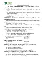 350 câu trắc nghiệm Lịch sử 12 có đáp án