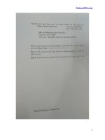 Đề kiểm tra giữa học kỳ I năm học 2020-2021 môn Hình học giải tích (Đề số 2) - ĐH Khoa học Tự nhiên