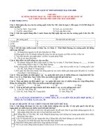 TRẮC NGHIỆM LỊCH SỬ thế giới hiện đại 1945-2000