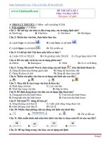 Đề thi giữa kì 2 môn Tin Học lớp 6 kèm đáp án