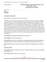 Bộ Đề Khảo Sát Chất Lượng Đầu Năm lớp 12 môn Ngữ Văn có Hướng Dẫn Giải Chi Tiết