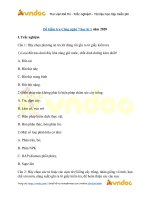 Tải về Đề thi học kì 1 Công nghệ 7 năm 2020 - 2021 - Đề 1 - Tìm đáp