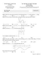 Đề thi thử tốt nghiệp THPT 2020 môn Toán sở GD&ĐT Cà Mau, có đáp án