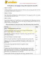 Tải về Đề kiểm tra giữa kì 1 môn Lịch sử lớp 7 trường THCS Nguyễn Du -