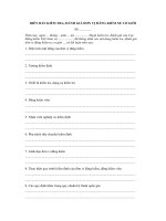 Mẫu biên bản kiểm tra, đánh giá đơn vị đăng kiểm xe cơ giới