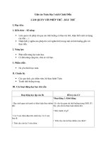 Giáo án Toán lớp 1 sách cánh diều Làm quen với phép trừ, dấu trừ » Tài liệu miễn phí cho Giáo viên, học sinh.