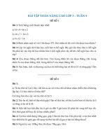 Bài tập nâng cao toán lớp 3 tuần 8 » Tài liệu miễn phí cho Giáo viên, học sinh.