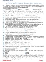 Đề thi thử THPT Quốc gia 2018 môn Sinh học - THPT Chuyên ĐHSP Hà Nội lần 2