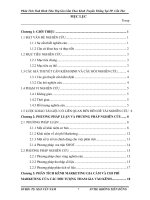 Luận văn - Phân Tích Tình Hình Tiêu Thụ Gia Cầm Theo Kênh Truyền Thống Tại TP. Cần Thơ