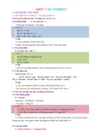 Bài tập tiếng anh lớp 7 chương trình mới có đáp án » Tài liệu miễn phí cho Giáo viên, học sinh.