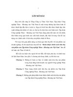 Hoàn thiện chính sách tiêu thụ sản phẩm của tập đoàn công nghiệp Than - Khoáng sản Việt nam