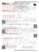 Đề Khảo sát chất lượng lần 2 năm học 2019 – 2020 trường THPT Chuyên Phan Bội Châu Nghệ An kèm đáp án
