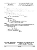 Đề thi chọn hsg toán lớp 8 Huyện Thanh Chương có đáp án mới nhất năm 2021