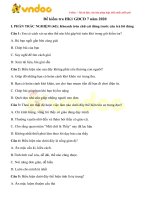 Tải về Đề kiểm tra học kì 1 GDCD 7 năm học 2020 - 2021 có đáp án - Tìm