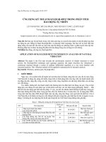 ỨNG DỤNG KỸ THUẬT RAYLEIGH-RITZ TRONG PHÂN TÍCH DAO ĐỘNG TỰ NHIÊN