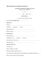 Mẫu đơn khiếu nại về ô nhiễm môi trường