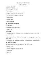 nội dung ôn tập học kì imôn ngữ văn 7a phần văn bảni thơ trung đại việt nam