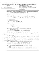 Đề thi HSG toán 7 giải toán trên máy tính cầm tay có đáp án mới nhất năm 2021