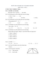 Đề ôn thi cuối học kỳ 1 môn toán lớp 2 năm học 2018-2019 » Tài liệu miễn phí cho Giáo viên, học sinh.