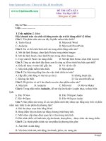 Đề thi giữa kì 2 môn Tin Học lớp 9 trắc nghiệm, tự luận có đáp án