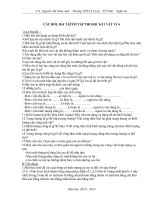 Đề cương ôn tập môn vật lí lớp 6 học kì 1 mới nhất năm 2021