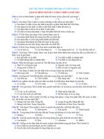 Giải bài tập trắc nghiệm Địa lí 12 Bài 3 Lịch sử hình thành và phát triển lãnh thổ » Tài liệu miễn phí cho Giáo viên, học sinh.