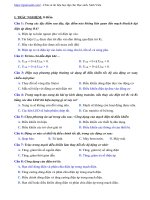 Đề thi học kì 1 Công nghệ 12 trắc nghiệm và tự luận có đáp án