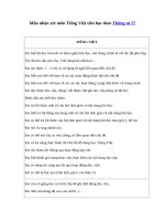 Tải Mẫu nhận xét môn Tiếng Việt tiểu học theo Thông tư 27 - Nhận xét học sinh theo thông tư 27