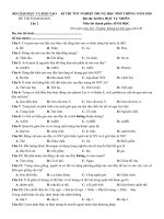 Đề thi THPT 2020 Môn sinh học tham khảo lần 2 Có đáp án » Tài liệu miễn phí cho Giáo viên, học sinh.