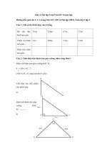 Tải Giải vở bài tập Toán 5 bài 87: Luyện tập Diện tích hình tam giác - Giải vở bài tập Toán 5 tập 1