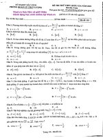 Đề và lời giải chi tiết Đề Tham khảo THPT Quốc Gia 2018 Môn Toán Sở giáo dục tỉnh Bắc Ninh