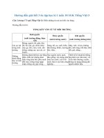 Ôn tập học kì 1 - Tiết 3 tuần 18 SGK Tiếng Việt 5