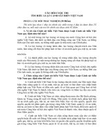 Câu hỏi cuộc thi 