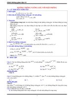 ĐƯỜNG THẲNG VUÔNG góc mặt PHẲNG  HINH 11