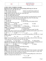 Bộ đề kiểm tra Vật lí lớp 7 Học kì 1 » Tài liệu miễn phí cho Giáo viên, học sinh.