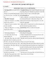 Đề cương ôn tập học kì 1 môn Địa lý lớp 7 năm 2020 - 2021 đầy đủ chi tiết nhất | Địa lý, Lớp 7 - Ôn Luyện