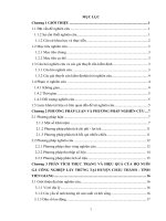 Luận văn - Hiệu quả chăn nuôi gà công nghiệp lấy trứng của nông hộ tại huyện Châu Thành - tỉnh Tiền Giang